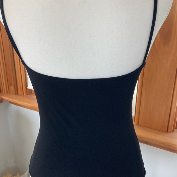 Axara black tank top with bow. New - Picture 4 of 6